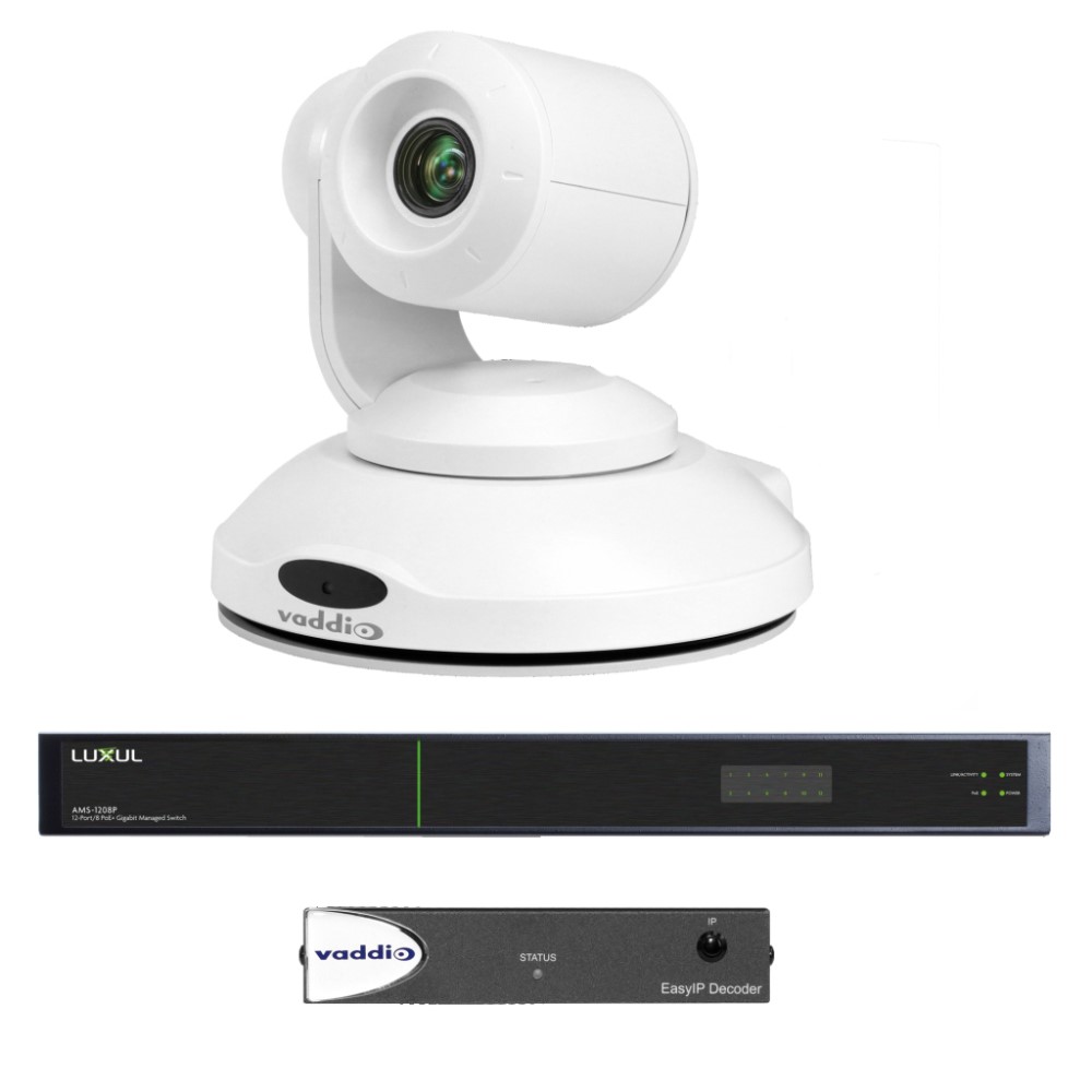 Vaddio web会議用 IPカメラキット Easy IP10 CAM-EIP10-KIT-W (ホワイト) (送料無料)