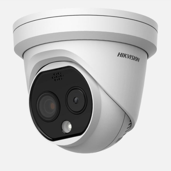 HIKVISION 非接触サーモグラフィー ドーム型カメラ DS-2TD1217B-6/PA(B) (送料無料)