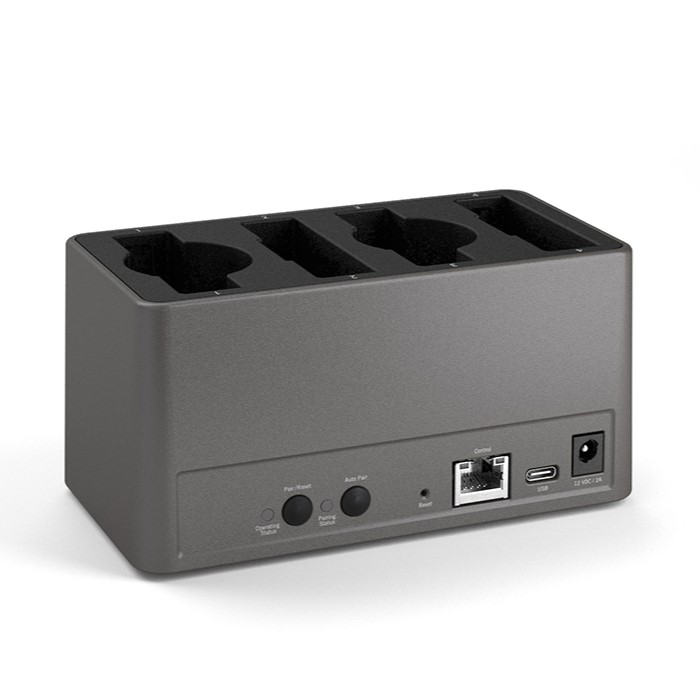 テレビック Televic 4台用 ネットワーク対応 卓上充電器 Unite CDS-4/2 (送料無料)