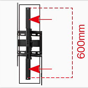 ケイアイシー KIC VESA縦600用 アタッチメント OPT-002-BK (送料無料)