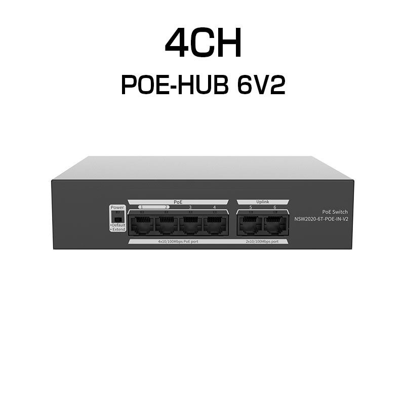 ネクステージ スイッチングHUB (4CH) POE-HUB6V2 (送料無料)