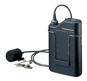 パナソニック Panasonic 800MHz帯 タイピン形 ワイヤレスマイクロホン WX-4300B (送料無料)