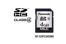 パナソニック Panasonic 業務用SDメモリーカード PCシリーズ SDHC(4GB/CLASS4) RP-SDPC04SW0