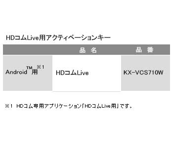 KX-VCS710W